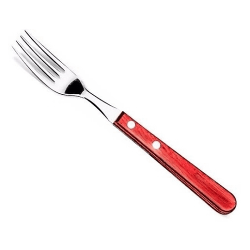 Tenedor Mesa Tramontina Polywood Cubierto Madera Laqueada