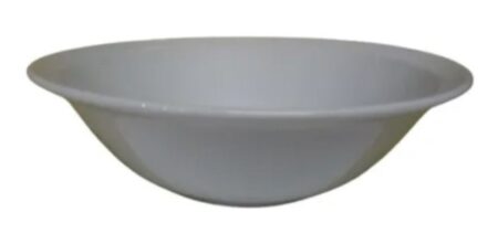Ensaladera Ceramica Fuente Mediana Blanca Redonda 25cm 2,5lt