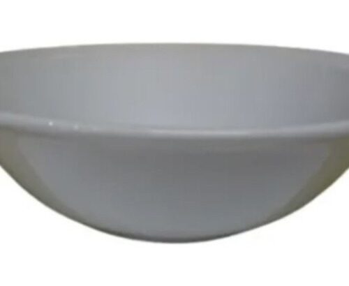 Ensaladera Ceramica Fuente Mediana Blanca Redonda 25cm 2,5lt