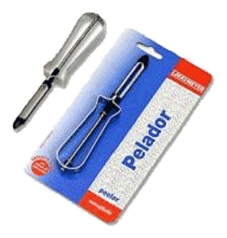 Pelador Pela Papas Vegetales Hoja Mango Metalico Acero Inox