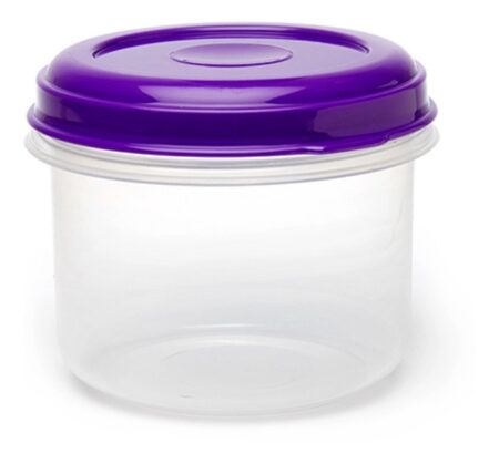 Taper Contenedor Plastico Redondo C/ Tapa Herm?tica 3 Lts