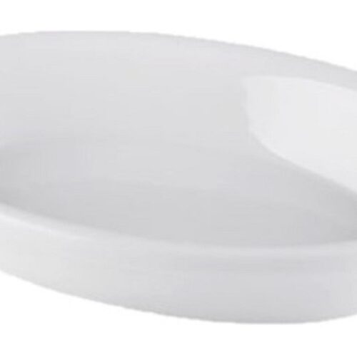 Fuente Legumbrera Ceramica Ovalada Blanca Grande 27 Cms