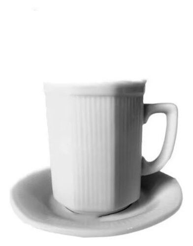 Juego Taza Jarrito Cappuccino Y Plato Porcelana Tsuji 550