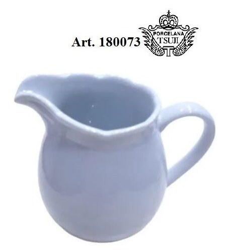 Cremera Lechera Porcelana Tsuji 1800 Blanca Mediana 110cc