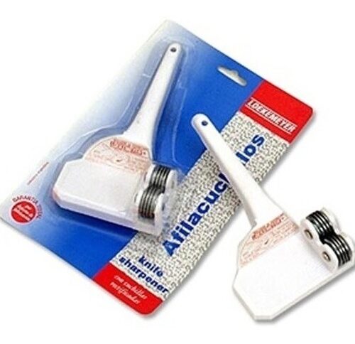 Afilador Cuchillos Manual Acero Mango Plastico Loekemeyer