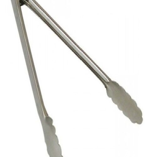 Pinza Gastronomica Acero Inox Reforzada Parrilla Grande