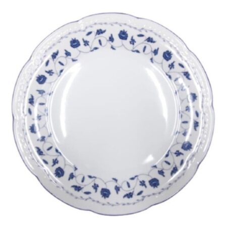 Plato Playo Porcelana Tsuji 25 Cms Linea 1800 Decorado