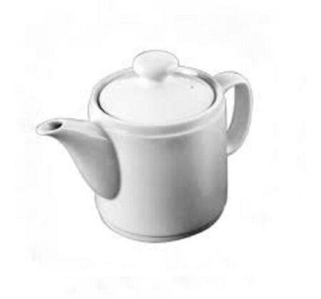 Tetera Individual Porcelana Tsuji 450 Blanca Gastronomica