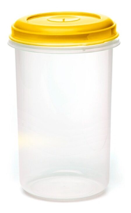 Taper Contenedor Plastico Cilindrico C/ Tapa Herm?tica 2 Lts