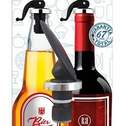 Tap?n A Palanca Premium Botellas Vino Cerveza Plastico