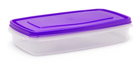 Taper Contenedor Plastico Rectangular C/ Tapa Herm?tica 1lt