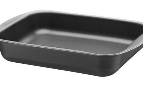 Asadera Fuente Rectangular Teflon Antiadherente Chica