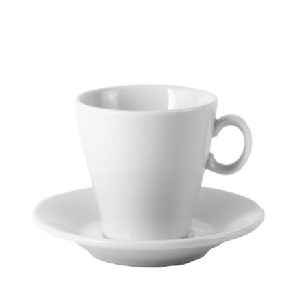 Jarrito de caf? con plato l?nea 1600