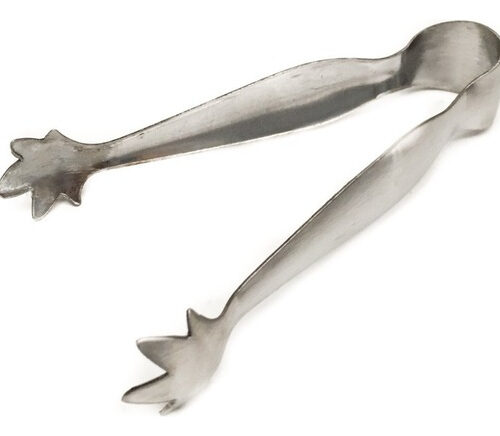 Pinza P/ Hielo Grande Punta Estrella Utensilio Acero Inox