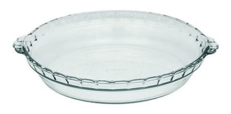 Fuente Tartera Redonda Acanalada Vidrio Reforzado P/ Horno