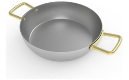 Paellera Aluminio Cazuela Gastronomica C/ Asas Bronce Chica