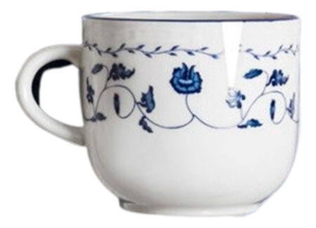 Taza Pocillo Cafe Chico Porcelana Tsuji 1832 Decorada 100cc