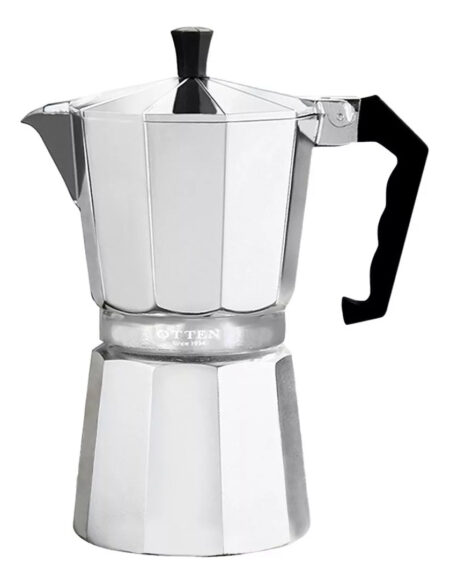Cafetera Italiana Aluminio 12 Tazas Otten 600 Ml