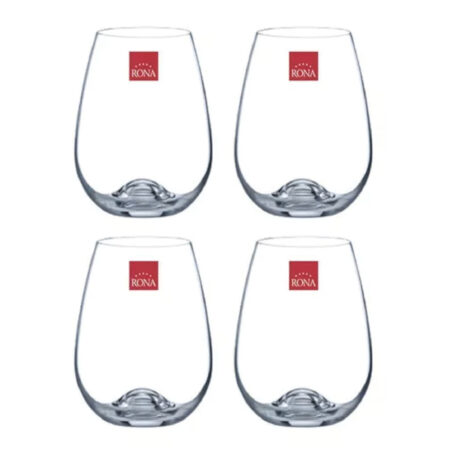 Rona - Copa Degustaci?n Sin Pie 460 Ml Antivuelco 4 Unidades