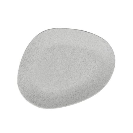 Plato irregular 22 cm blanco mate Galaxy - K?tahya Porselen