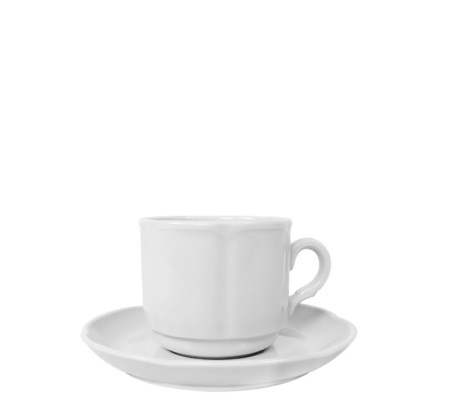Taza de cafe con plato linea Provenza