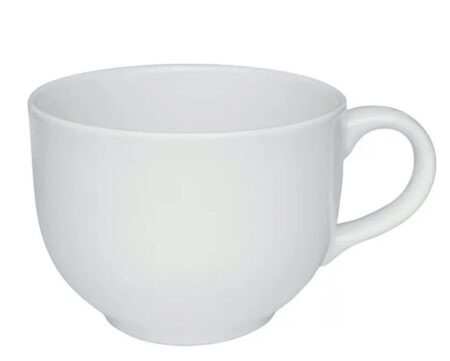 Tazon Jarro Jumbo sopa/cafe 740 cc blanco-negro