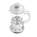 Cafetera De Embolo Prensa Francesa 1 Lts Vidrio y base acero - Imagen 4
