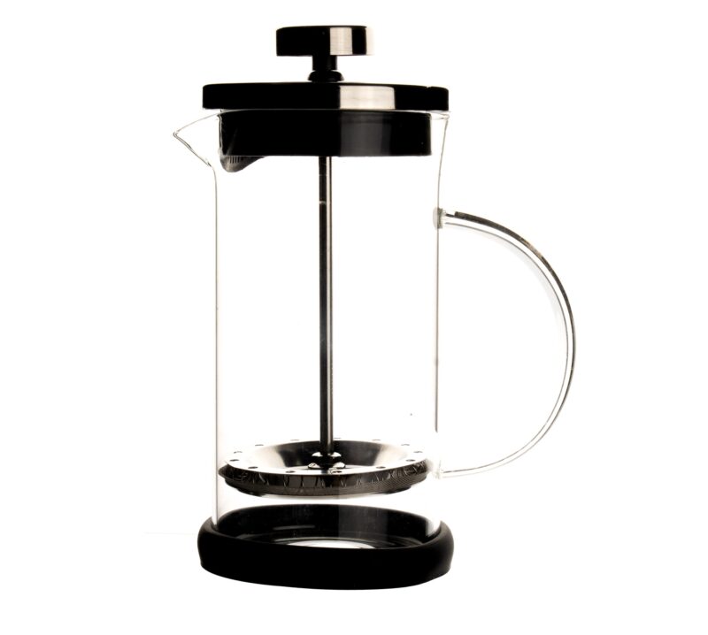 Cafetera De Embolo Prensa Francesa 1 Lts Vidrio y base polipropileno