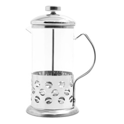 Cafetera De Embolo Prensa Francesa 1 Lts Vidrio y base acero