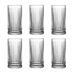 Set x6 Vaso trago largo Luxury 450 cc - Diamonds