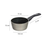 Cacerola con mango San Ignacio Stone Induccion Aluminio forjado 16 cm - Imagen 4