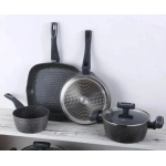 Cacerola con mango San Ignacio Stone Induccion Aluminio forjado 16 cm - Imagen 3