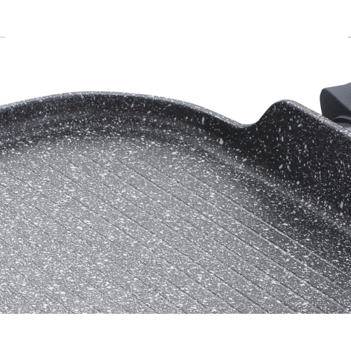 Plancha bifera San Ignacio Stone Induccion Aluminio forjado 35.5x28.3 cm - Imagen 6