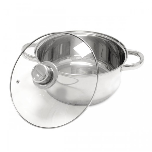 Cacerola con asas 22 cms Gourmet Plus acero inoxidable triple fondo - Imagen 2