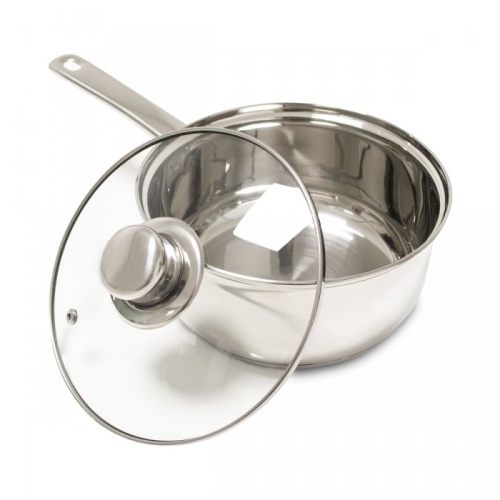Cacerola con Mango 18 cms Gourmet Plus acero inoxidable triple fondo - Imagen 2